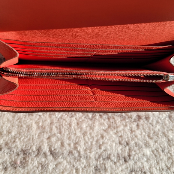 $3700 + shipping e*m*t Hermès Long Constance Wallet in Rose Jaipur - Picture 13 of 16